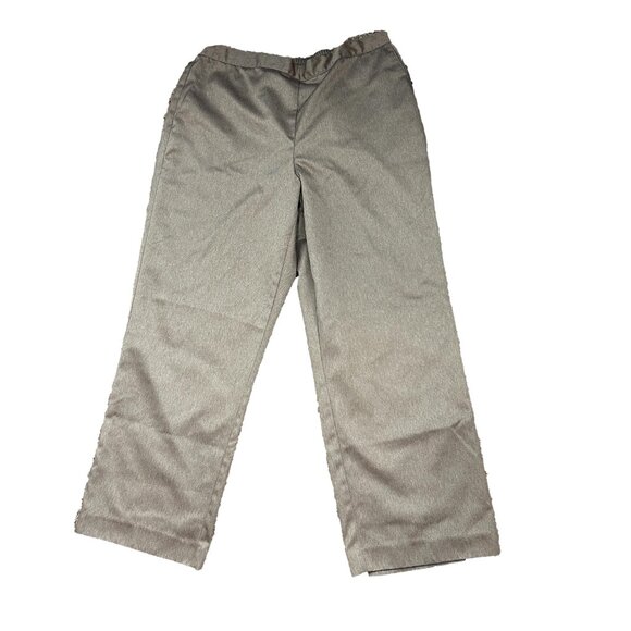 Alfred Dunner Womens Size 16 Pull On Dress Pants Pockets Light Brown - Picture 1 of 6